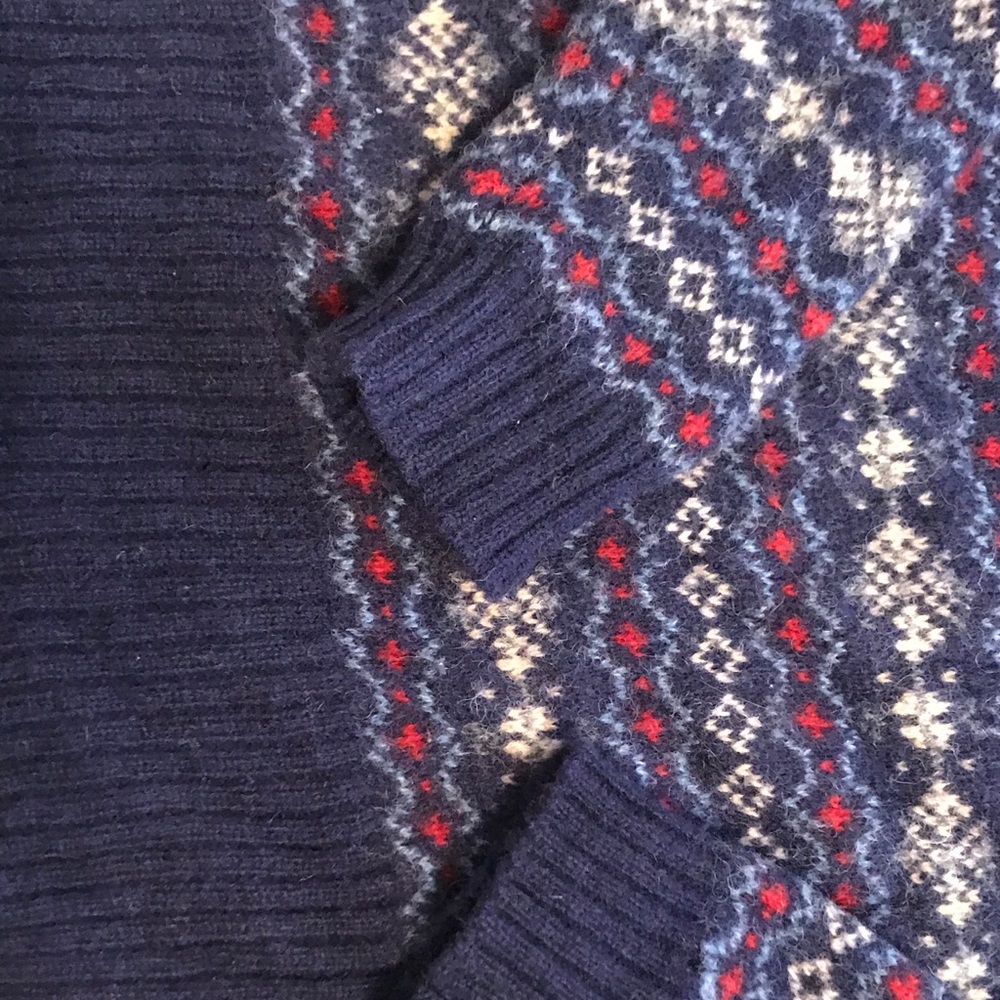 VINTAGE WOOL PATTERNED SWEATER from the 90s!!!! - Picture 3 of 4